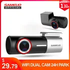 Видеорегистратор Sameuo U700, камера заднего вида с Wi-Fi, QHD 1440P, 2k, 24 часовым мониторингом парковки