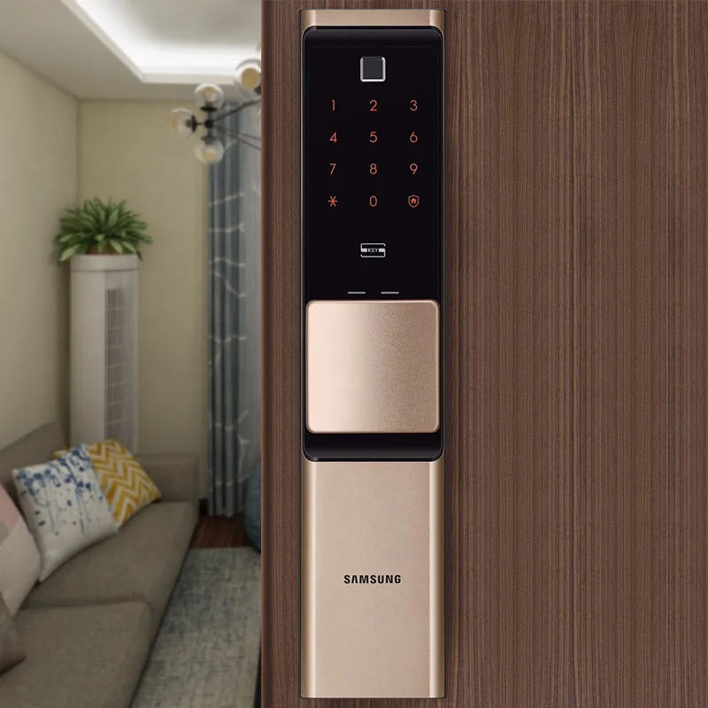 SAMSUNG по отпечатку пальца цифорвой дверной замок IoT без ключа SHP DR717/719 большой