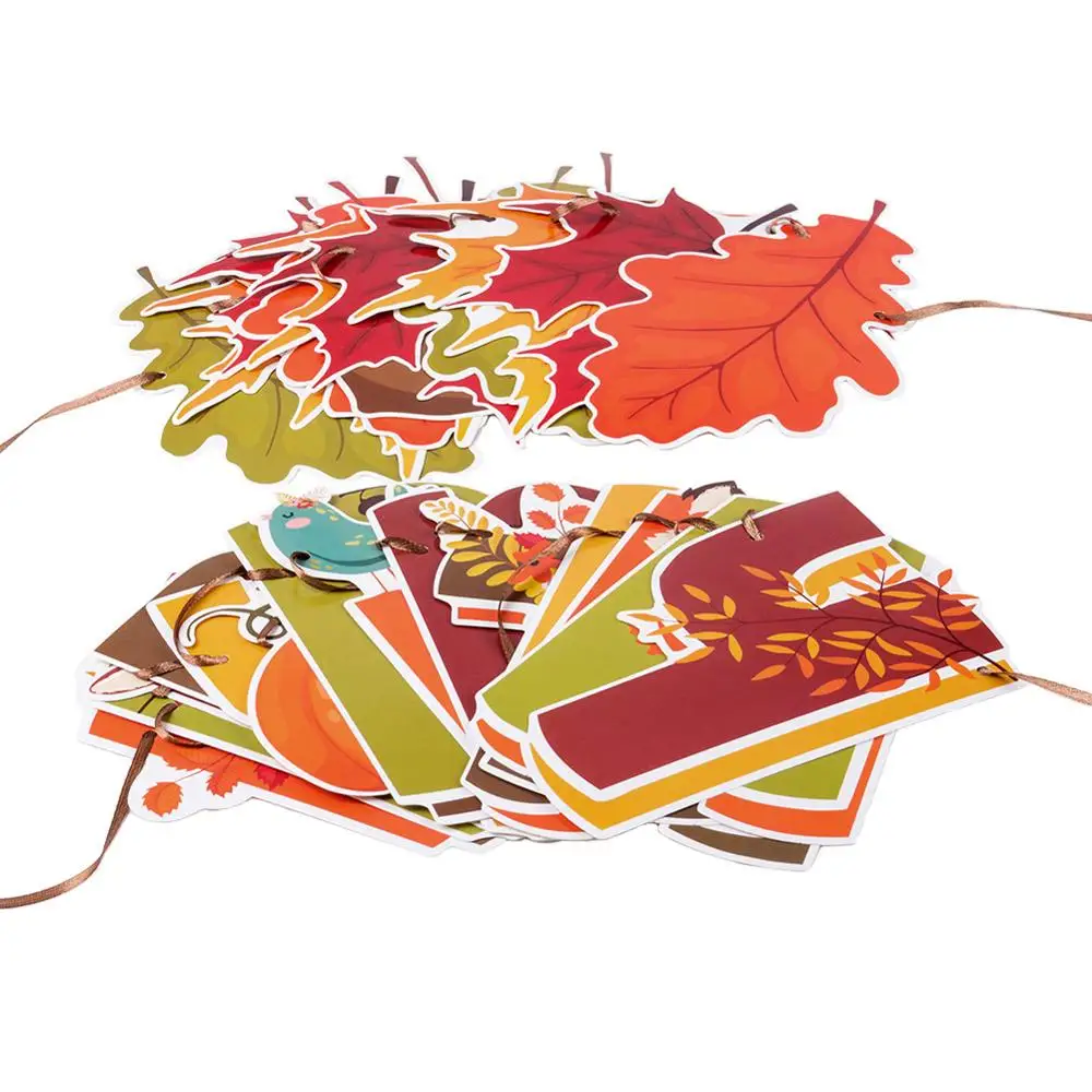 Вечерние украшения в джунглях с днем рождения баннер торт Топпер Тыква кленовый