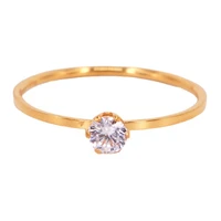 love jewelry titanuim steel rose gold color ring cz crystal ring for women couple finger rings wedding size 3 10 kk005 3