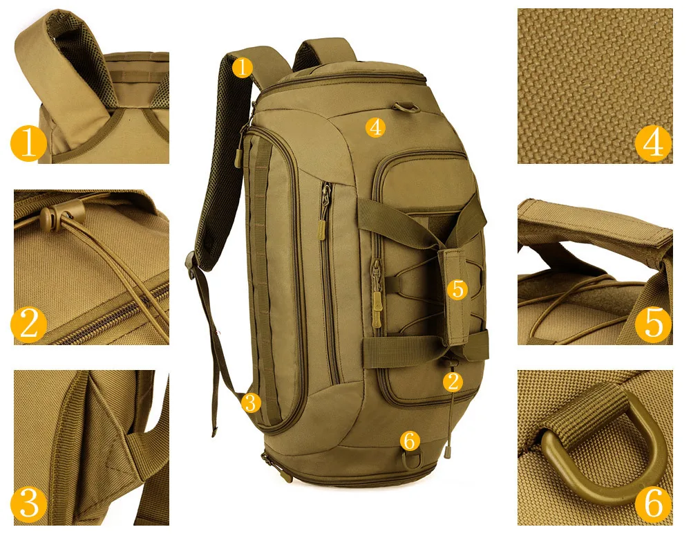 SINAIRSOFT 35L нейлоновый тактический рюкзак водонепроницаемый 14 дюймов для ноутбука Военная посылка для спорта на открытом воздухе, кемпинга, туризма сумка для камеры LY2030