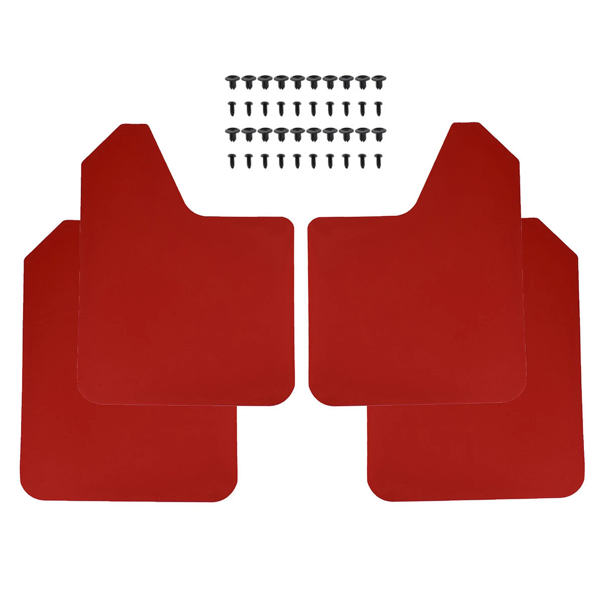 4pcs-set Red 4x брызговики брызговик для Chevrolet Silverado 1500 2500 3500 1500HD 2500HD 3500HD 4500HD 5500HD 6500HD HD - Цвет: 4pcs-set Red