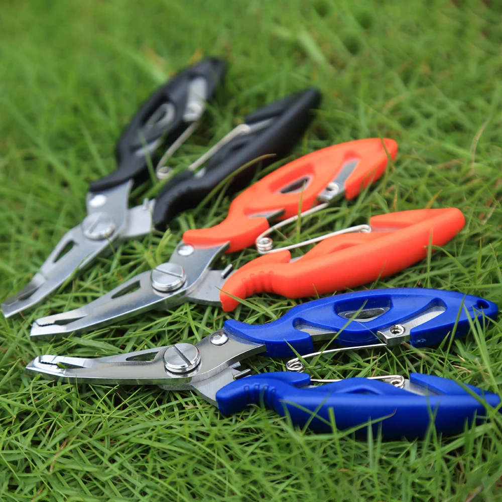 Рыболовные плоскогубцы ножницы оплетка леска резак для приманки инструмент