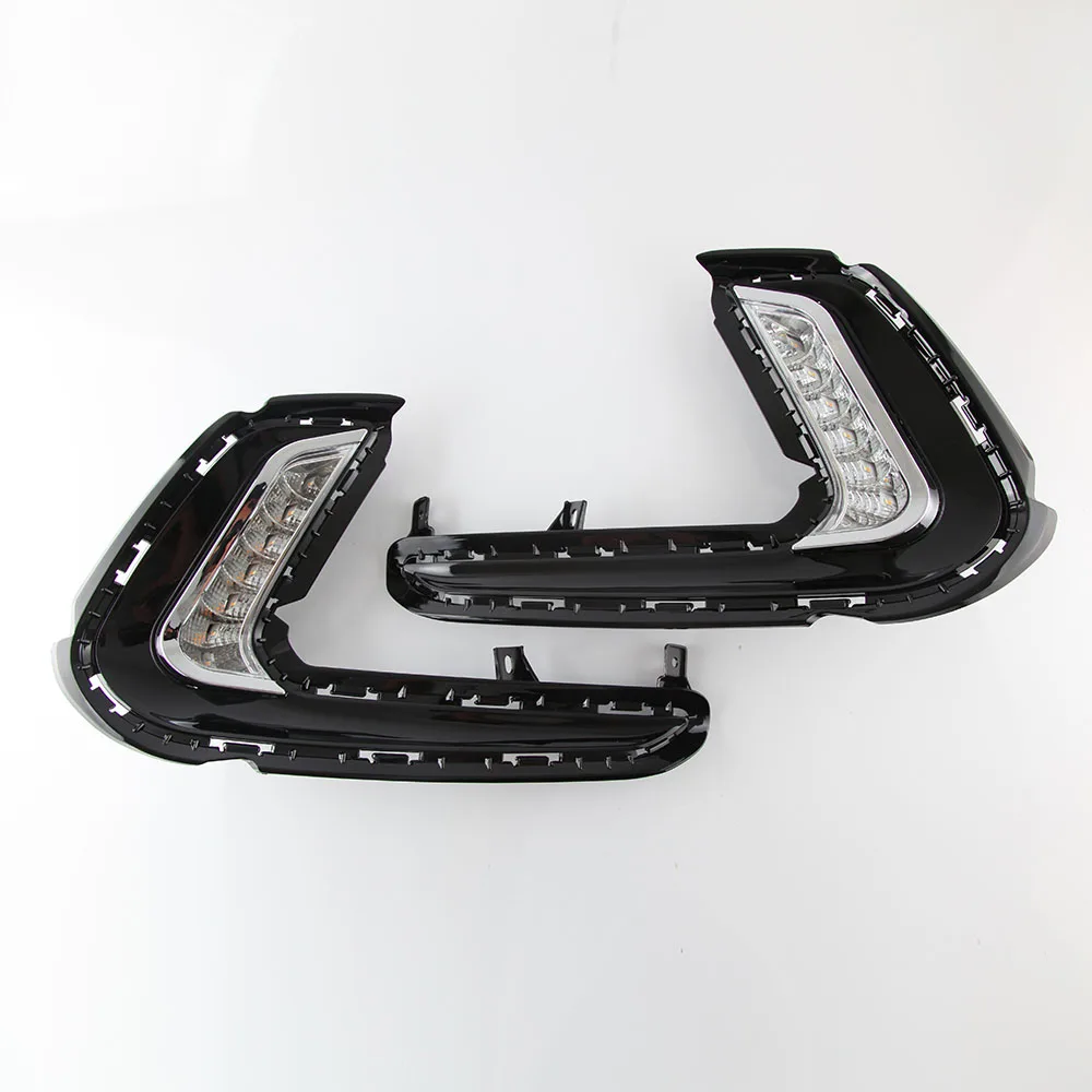 

Eosuns Led Daytime Running Lights Flowing Yellow Turn Signal for Hyundai Elantra 2016-2017