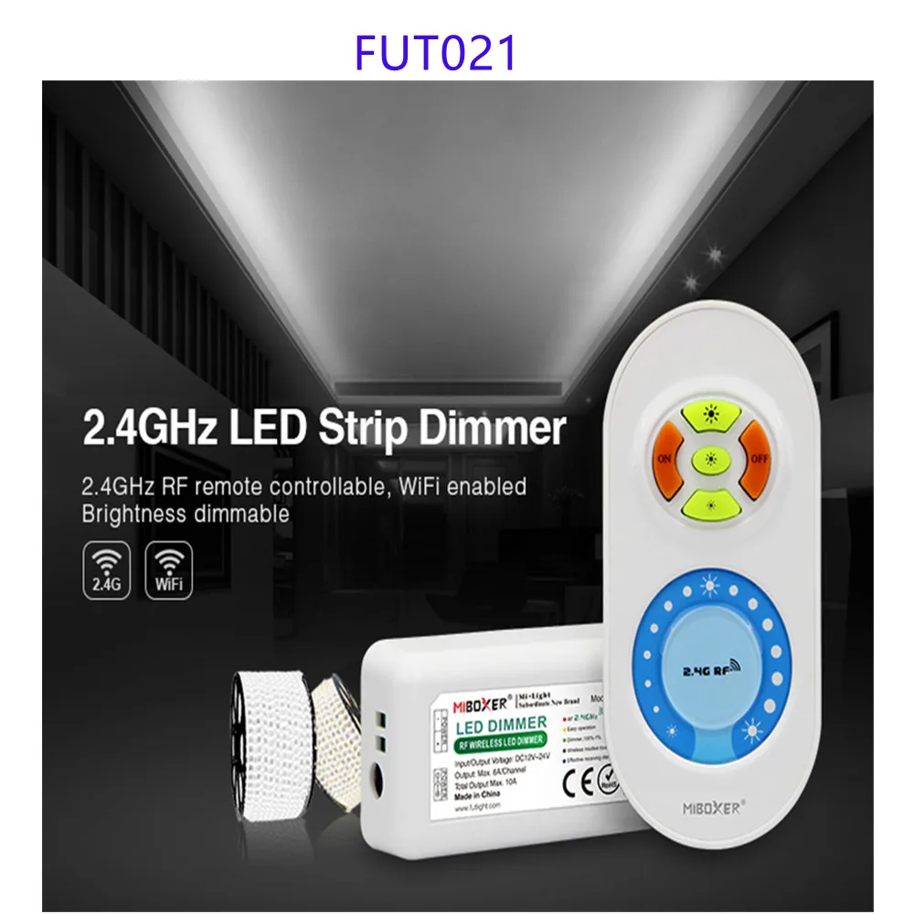 Miboxer 2.4GH FUT020 021 022 025 027 028 двойной белый одноместный цвет Светодиодная лента LED