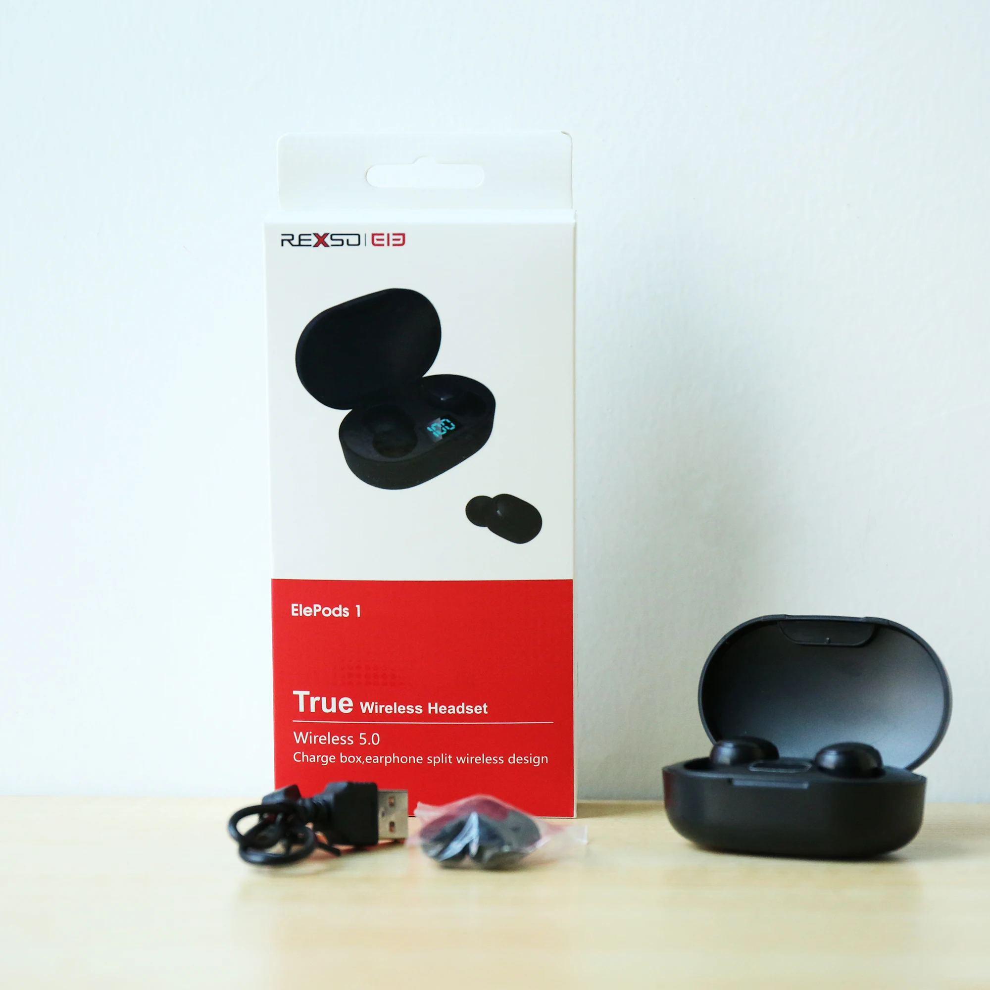 ELEPHONE ELEPODS 1 TWS наушники светодиодный дисплей беспроводные Bluetooth Голосовое