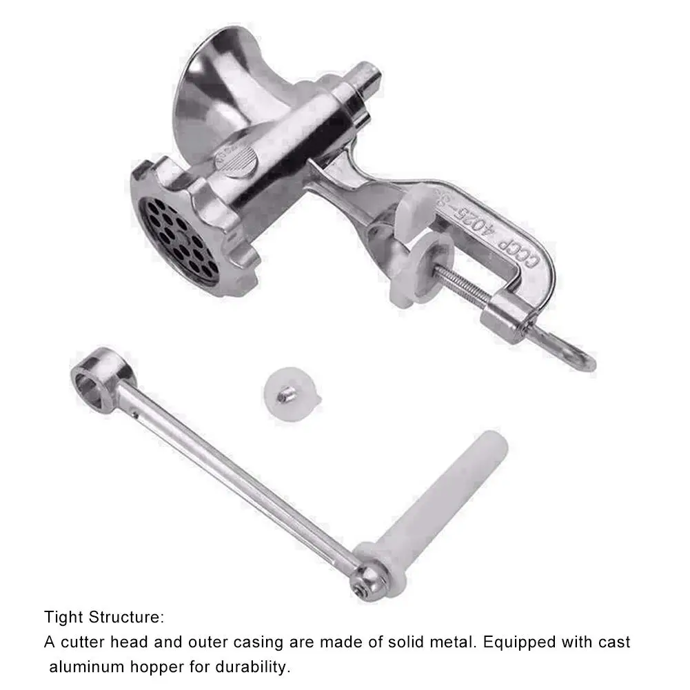 Ручная мясорубка металлическая устройство для приготовления колбасок