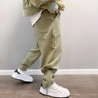 new fashion loose baggy joggers mens casual sweatpants ankle zipper harem trousers streetwear hiphop track pants clothing