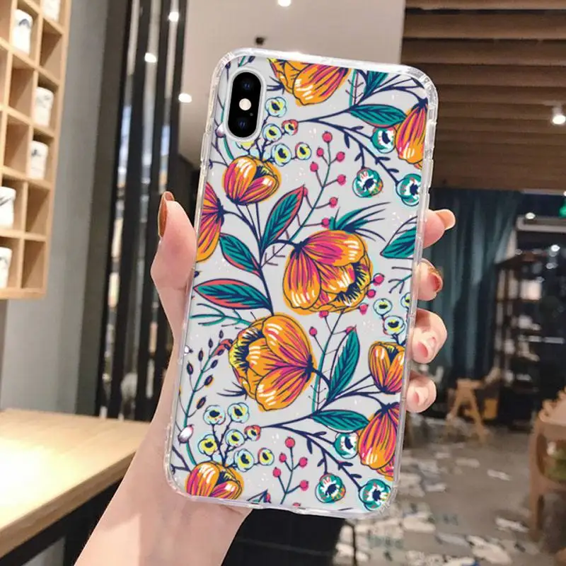 Чехол для телефона с цветочным узором в стиле ретро Huawei honor P mate 40 20 30 10 50 i 9 x pro lite 8a |