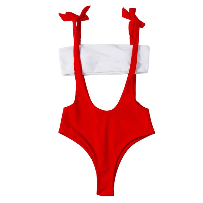 

Купальник женский слитный на бретельках, с пуш-ап, летний