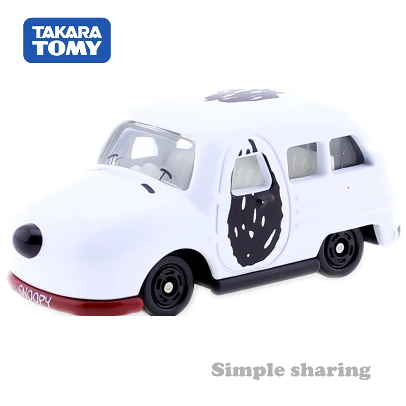 Takara Tomy Dream Tomica NO.153 Снупи фигурка автомобиль литые модели комплект коллекционные