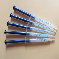 15 pcs zero peroxide teeth whitening syringe gel 3ml non peroxide mint flavor for eu market