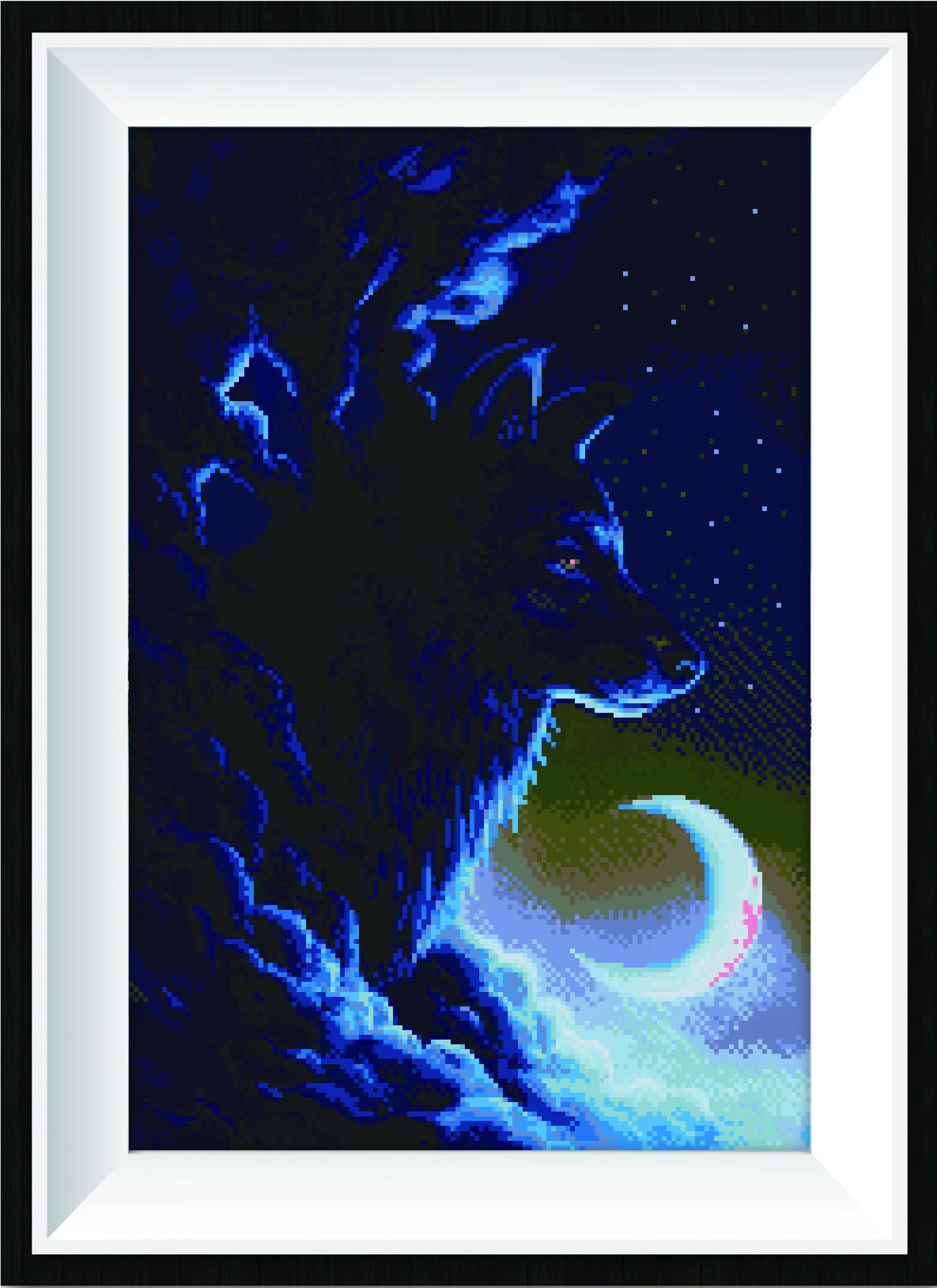 

AB дрель вышивка полный 5D DIY Алмазная Картина Вышивка крестом 40x60 волк Круглый Алмаз ручная работа декоративная ArtBrush клей