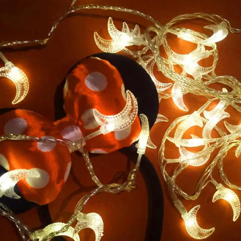 20 светодиодный пластиковый фонарь в форме Луны гирлянда с USB питанием для свадьбы
