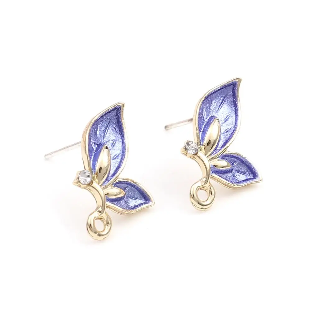 Серьги-гвоздики DoreenBeads из цинкового сплава в виде насекомых фурнитура для