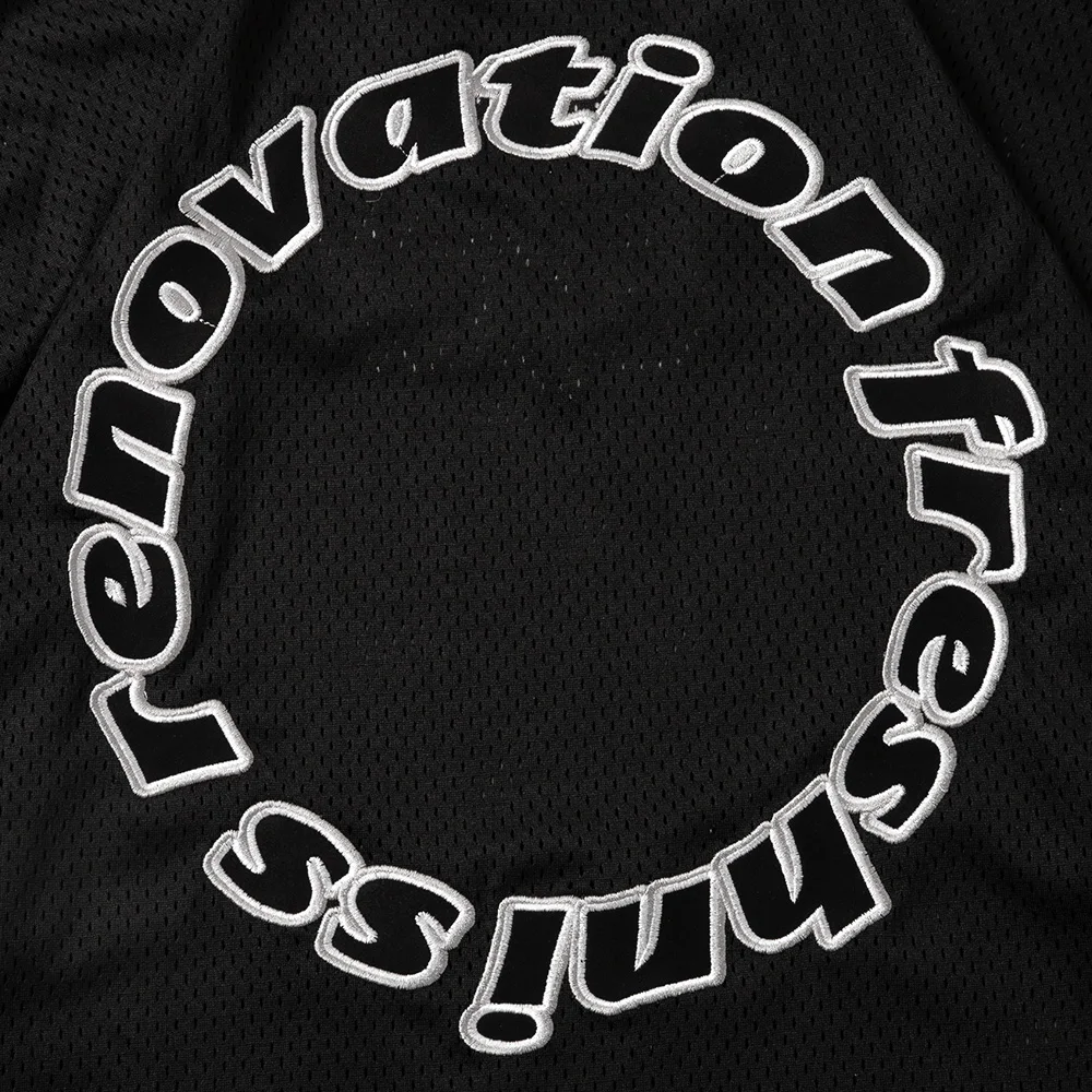 

Aolamegs T Shirt Men Letter Embroidery Baseball Men's Tee Shirts Casual Baggy Sport Breathable Tops Simple Advanced Men Clothing