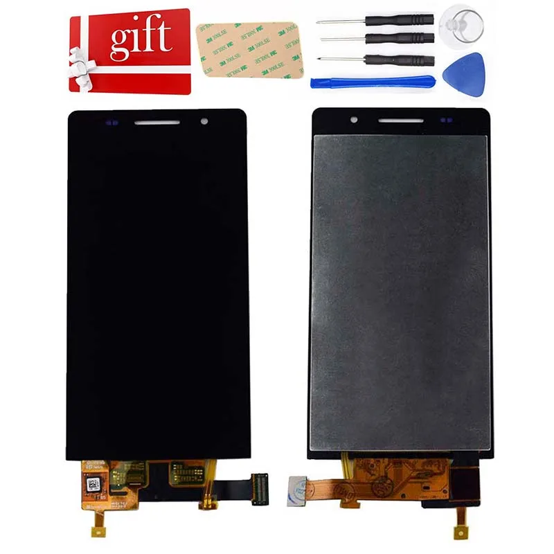 Для huawei Ascend P6 ЖК-экран P6S P6-U06 C00 T00 S-U06 ЖК-экран кодирующий преобразователь сенсорного экрана в сборе Замена