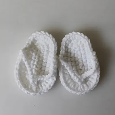 White Shoes Реквизит для фотосъемки новорожденных; обувь ручной работы для фотосессии для маленьких девочек и мальчиков; фото костюм для малышей; вязаный реквизит для наушников - Цвет: White Shoes