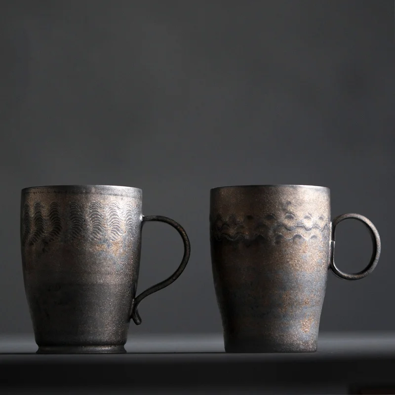 Домашний ручной работы в стиле ретро для женщин Керамика Кружка Творческий