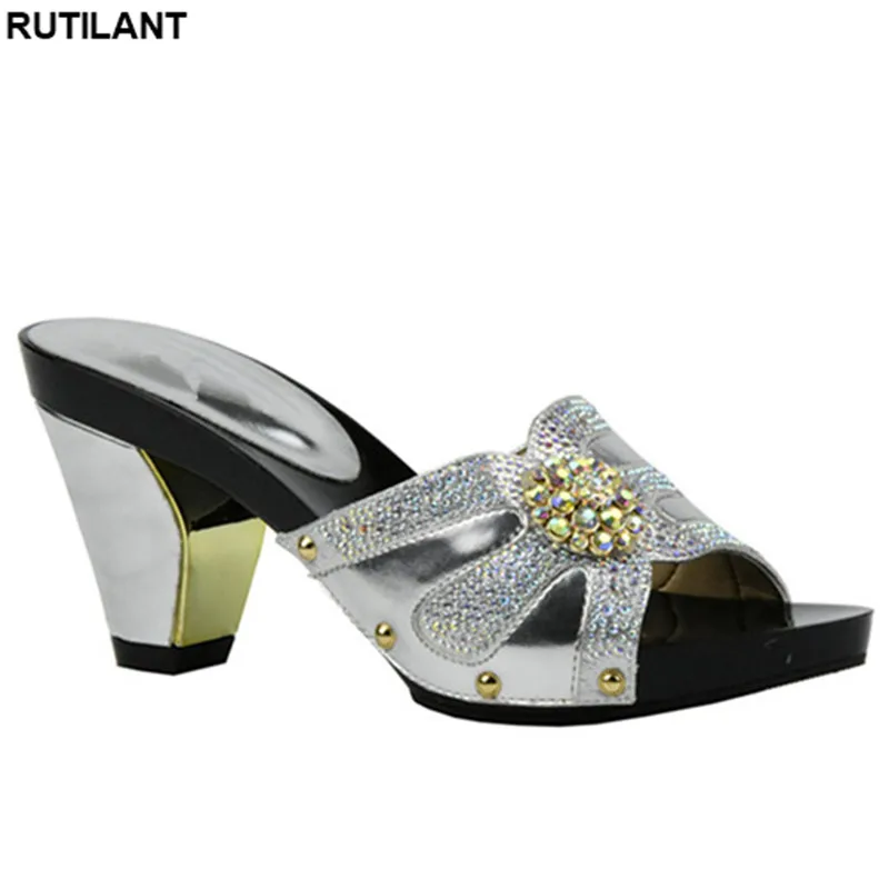 Новейшие женские свадебные туфли в африканском стиле лодочки без шнуровки с