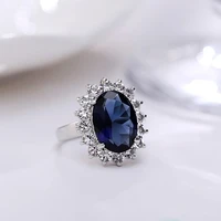 classic diana british princess kate engagement ring fashionable zircon vintage rings for women party finger jewelry accessories