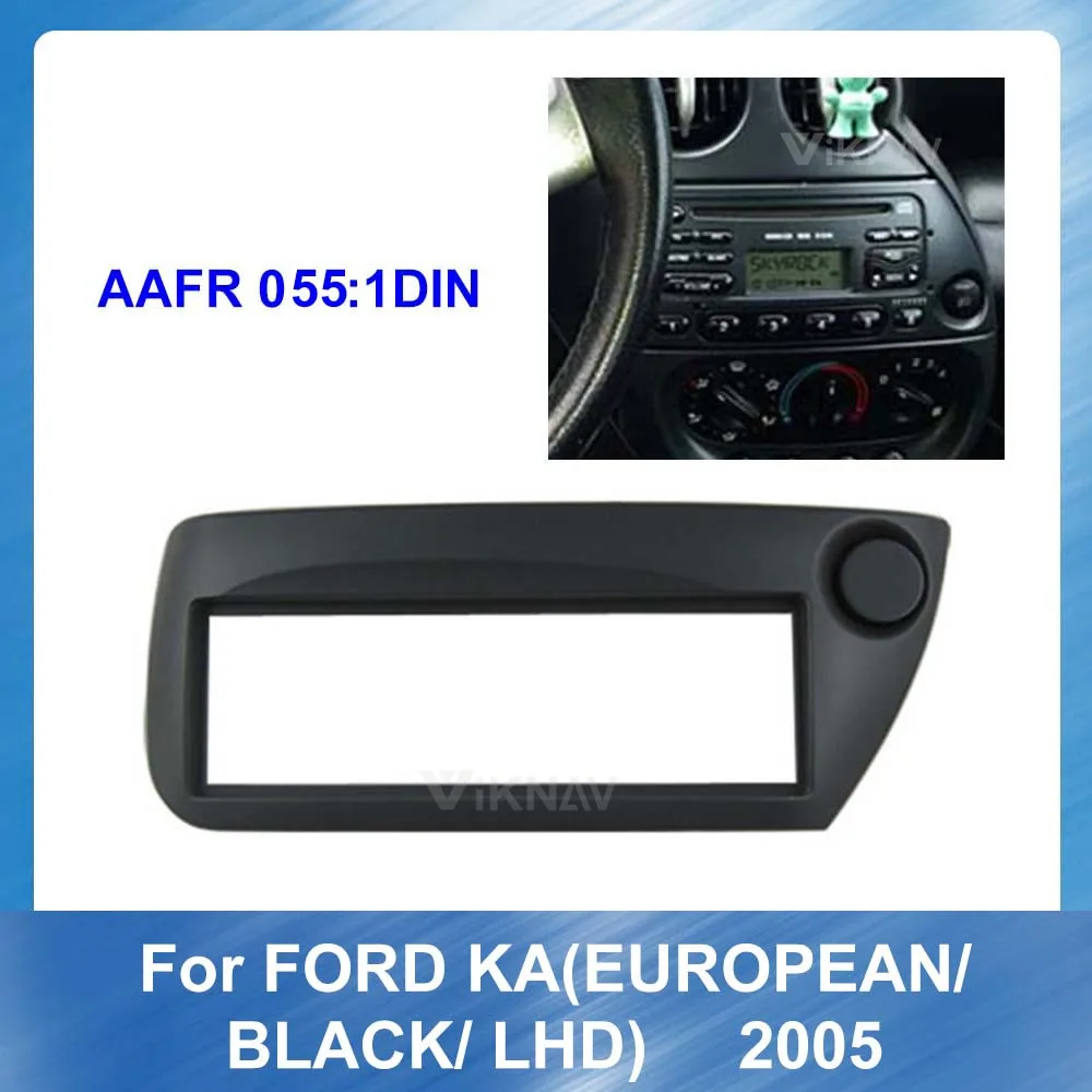 

2 din радиоприемник для FORD KA 2005 Европейского черного цвета RHD правое колесо стерео аудио панель монтаж комплект для приборной панели Рамка ада...