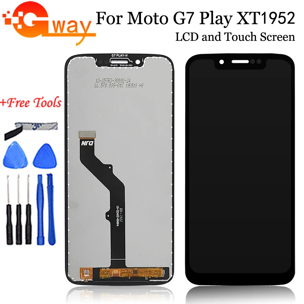 

Display For Motorola Moto G7 Play XT1952 G7 XT1962 G7 Power G7 Plus LCD Touch Screen sensor Panel Digiziter assembly Replacement