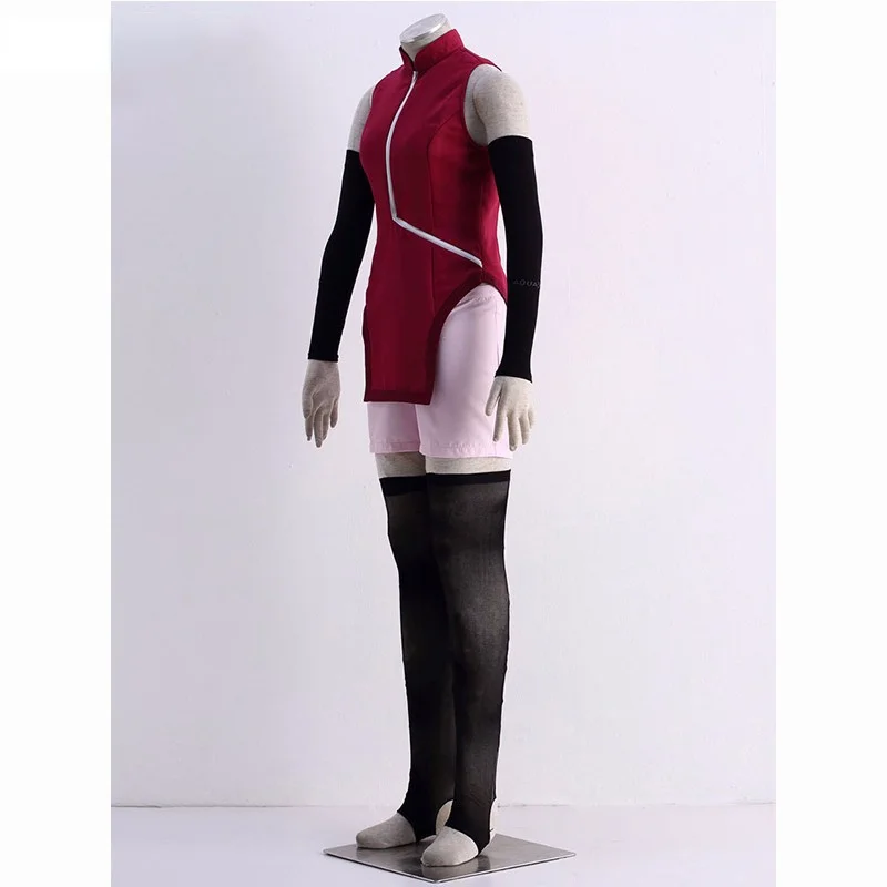 BORUTO -THE MOVIE-Учиха сарада Cosplay новый женский костюм Чонсам аниме одежда для