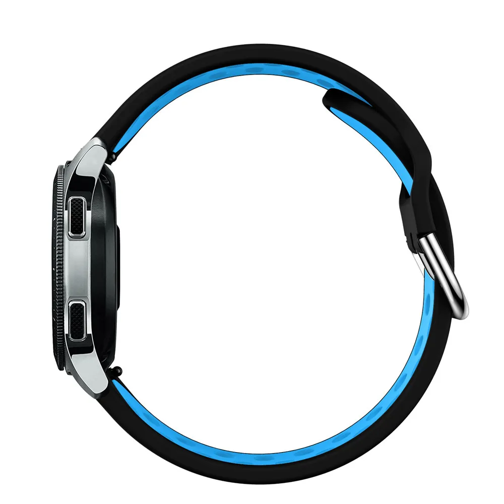 Silicone 22MM Wristbands For Samsung Galaxy Watch 46mm Gear S3 Classic/Frontier Galaxy Watch 3 45mm Bracelet For Huawei GT Strap