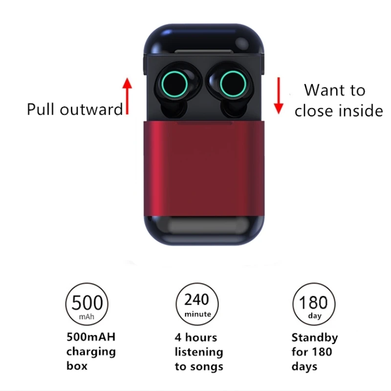Vitog S7 5 0 Bluetooth наушники TWS бинауральные HIFI стерео беспроводные с микрофоном и
