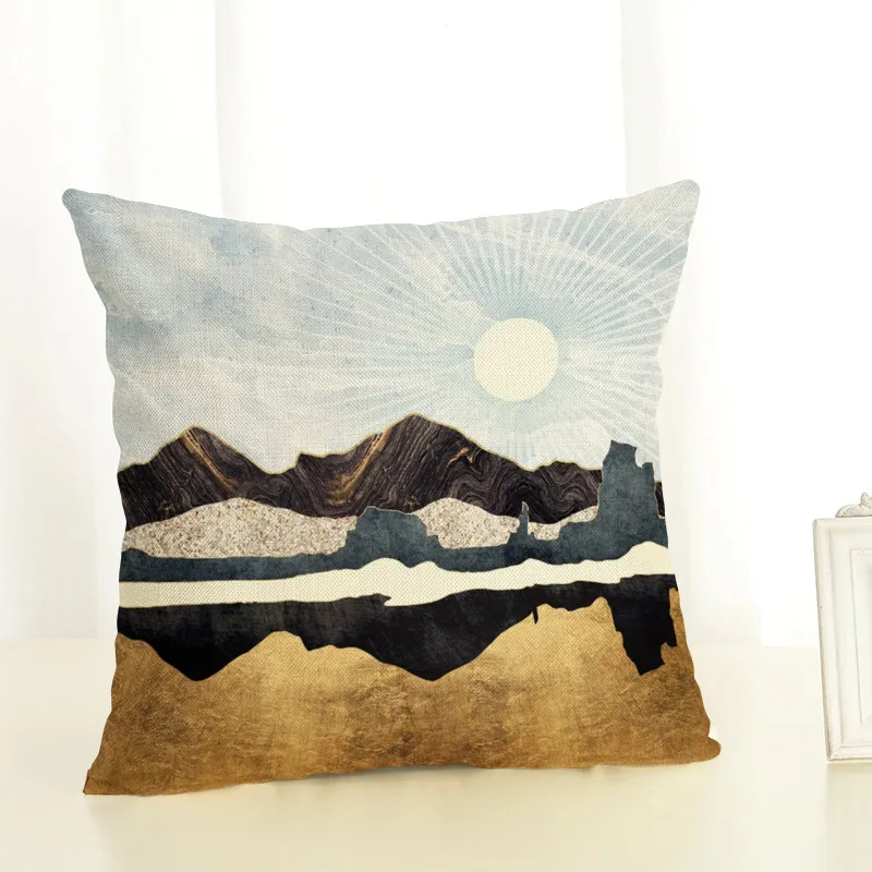 Эксклюзивный Классический горный льняная Наволочка на подушку Amazon | Дом и сад