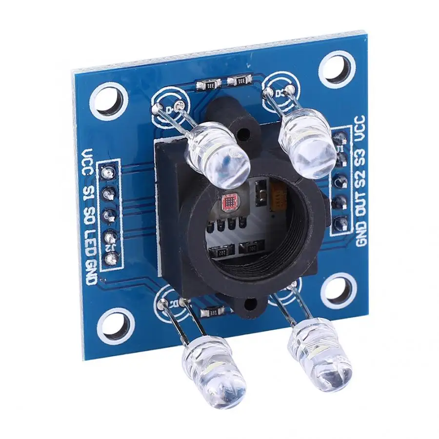 GY-31TCS230 TCS3200 цветной датчик идентификации модуль датчика 3 ~ 5 В обнаружения цвета
