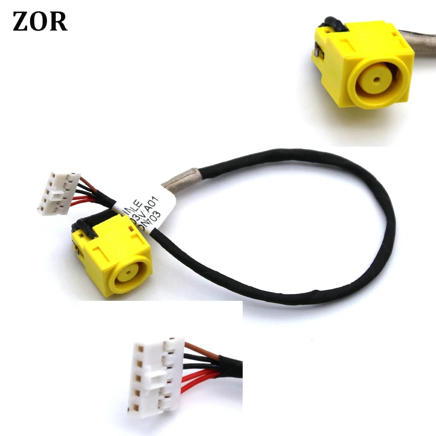 Разъем питания постоянного тока для ноутбука с кабелем Lenovo B580 B485 B590 V580 M590 V580A V580C