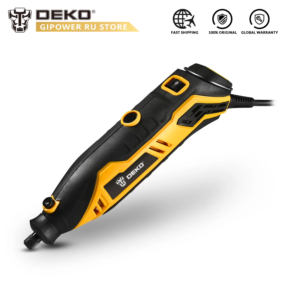Мини шлифовальный станок DEKO DKRT01 220 В с переменной скоростью электрическая резка