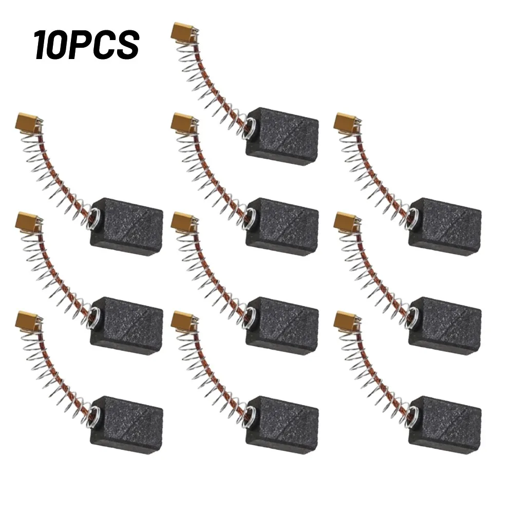 

Practical Carbon Brush Set Spare Parts 10pcs 6.5x9.5x15mm Angle Grinder