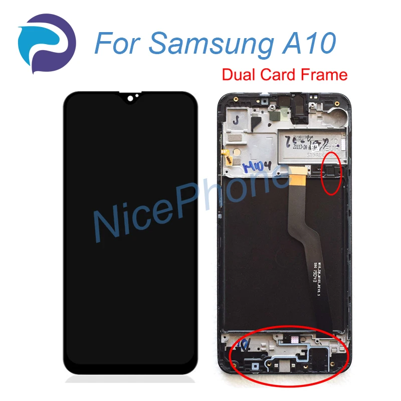 ЖК дисплей с сенсорным экраном и дигитайзером в сборе для Samsung A10 6 2 дюйма SM A105F/G/M/FN