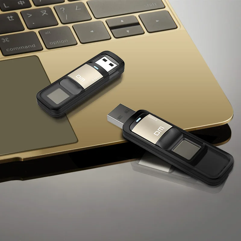 USB флэш-накопитель DM с 128 ГБ 64 32 Usb-флешка шифрованием отпечатков пальцев PD061 usb 3 0