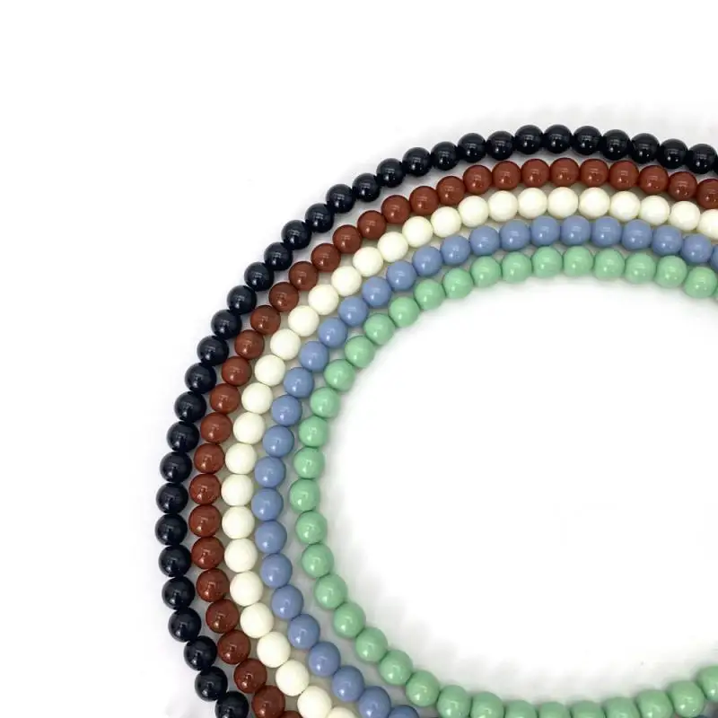 

Eyeglasses Chain colorful Plastic Bead Pearl Charm Plated Metal Chain Silicone Loops Sunglasses Accessory Mask Hanging Rope