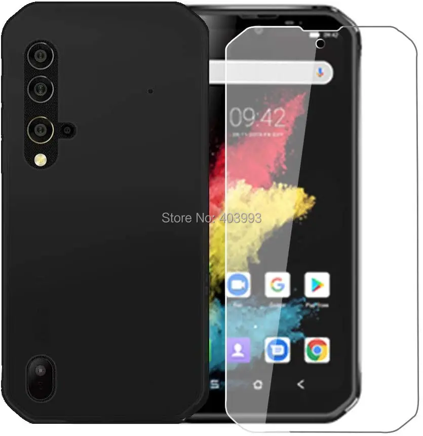 Чехол из закаленного стекла для Blackview BV9900 роскошный мягкий чехол телефона ТПУ с