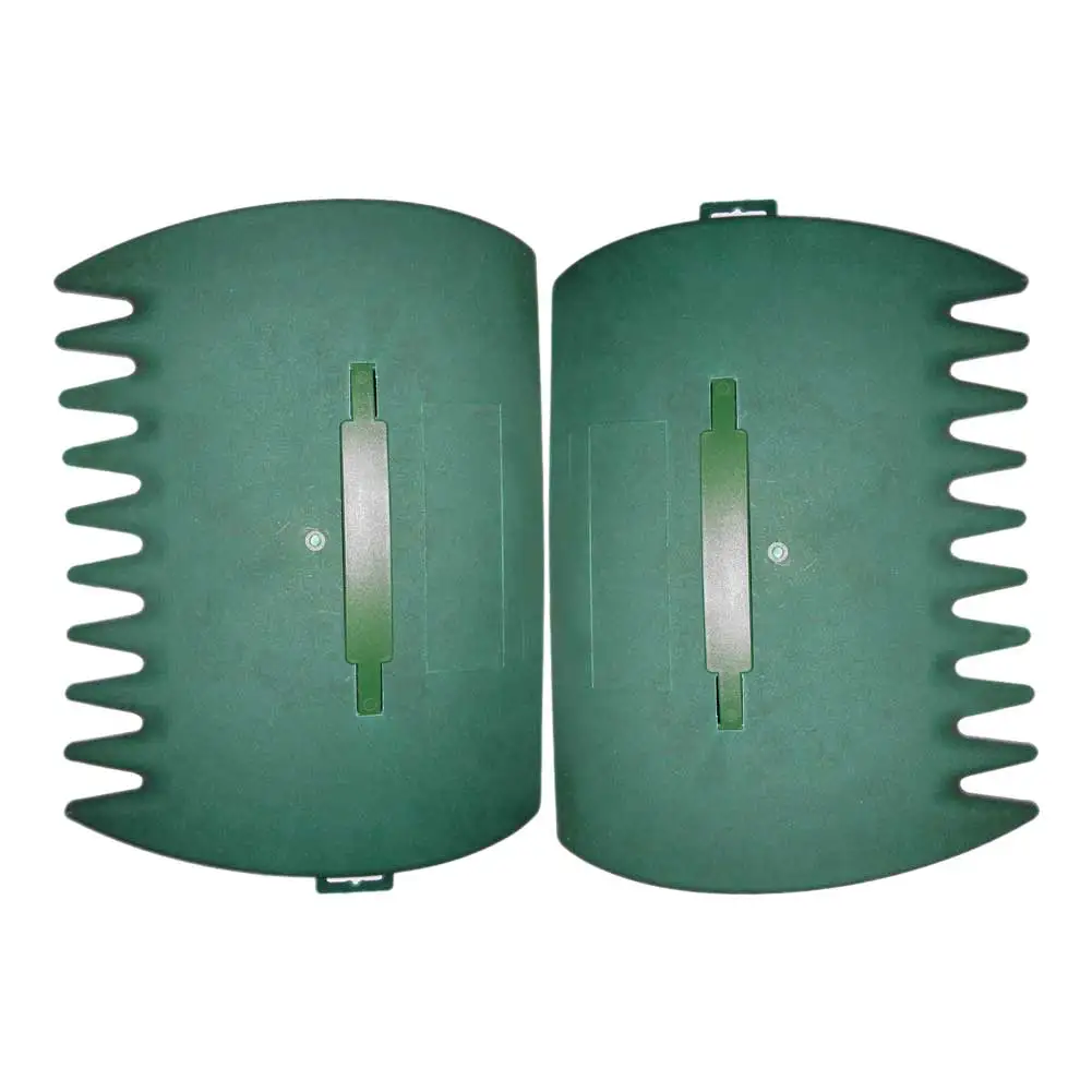 

2pcs Leaf Grabber Outdoor Garden Lawn Scoop Cleaning Tool Portable Rubbish Hand Rake Collector Yard Serrated Large Capacity