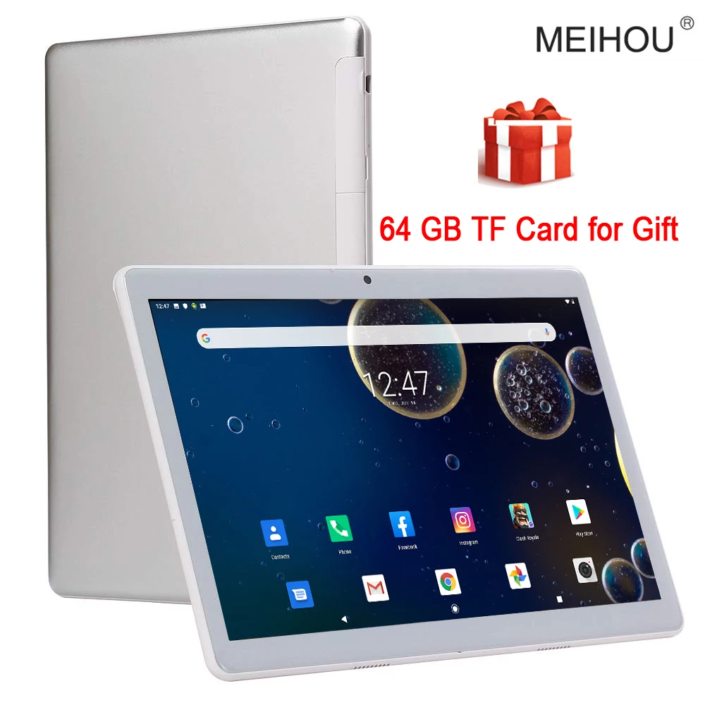 10 дюймовый планшет Octa Core 3/6 Гб RAM 32/64 ROM IPS HD 2.5D стеклянный экран Глобальная версия