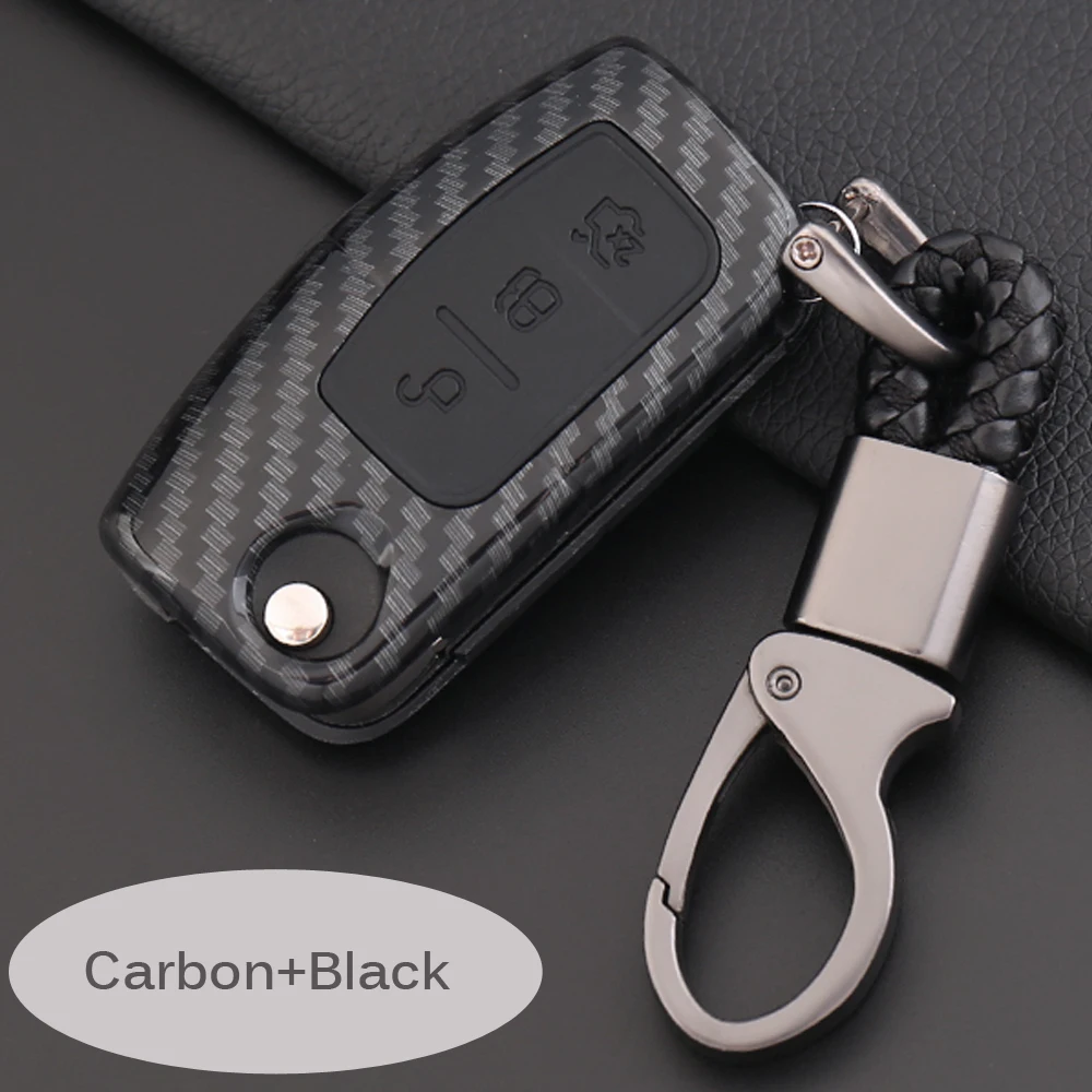 Складной чехол для автомобильного ключа брелка с 3 кнопками и полной защитой Ford