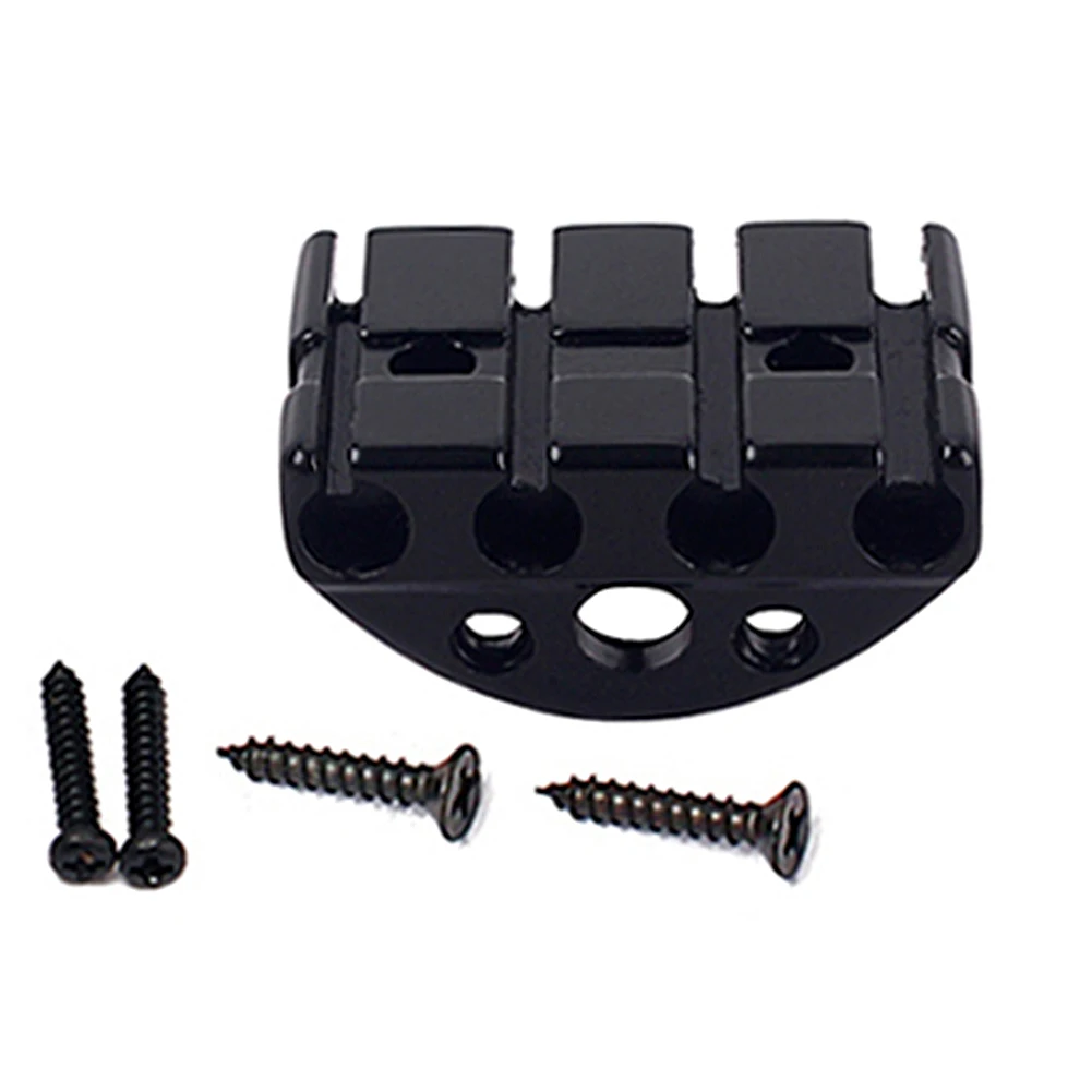 Портативный 4 струнная Безголовый бас гитары Блокировка моста винтовые части DIY