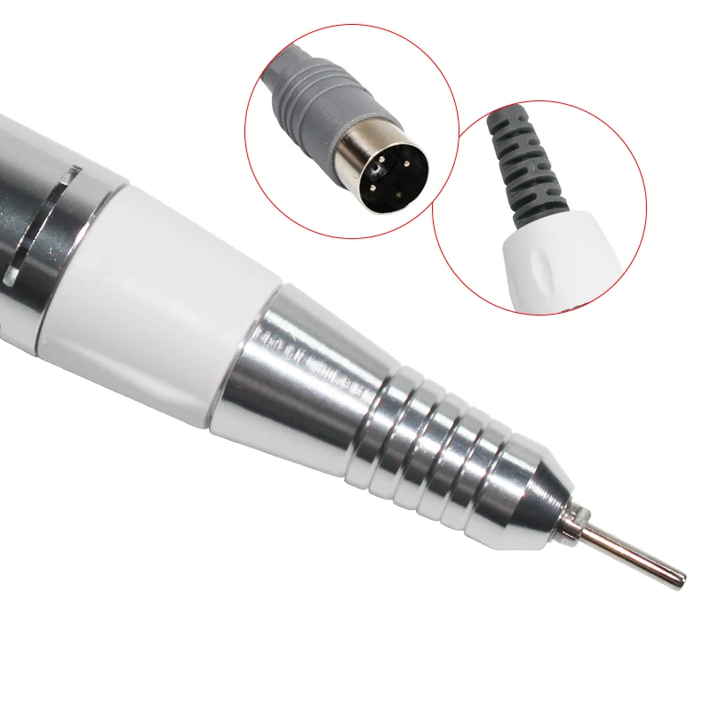 Nail Polish Professional Manicure Pen Handle File Grind Replacement Handpiece for Accessories Electric | Красота и здоровье