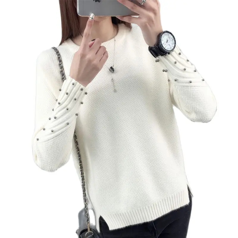 Новинка Весна 2021 корейский короткий Универсальный Зимний свитер OHCLOTHING вязаная