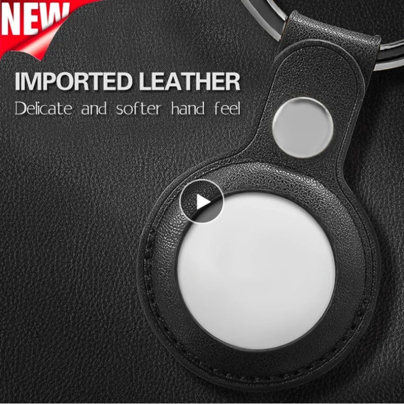 

Для Apple Airtags ТПУ кожаный Защитный чехол рукав для локатор gps трекер анти-потерянный устройство брелок защитный рукав