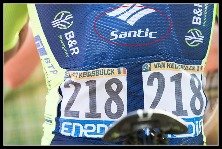 Santic для мужчин с длинным рукавом Майки для велоспорта комплект весна осень MTB дорожный велосипед Топ Джерси с 4D мягкие светоотражающие узкие брюки, штаны