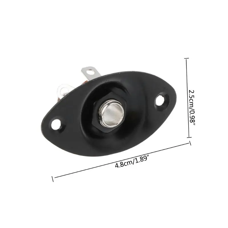 Электрическая гитара Бас Джек Розетка разъем вход/выход крышка пластина с 2