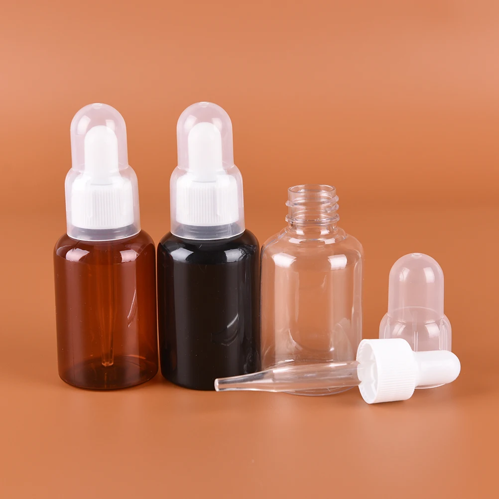 

50ML Amber PET Liquid Reagent Pipette Bottle Eye Dropper For Storing Chemistry Laboratory Chemicals Perfumes And Colognes