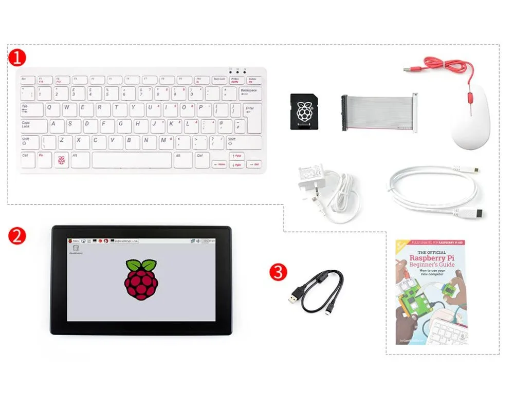Raspberry Pi 400 мощный легко Применение компьютер встроены в клавиатура 4 Гб LPDDR4-3200 с 7